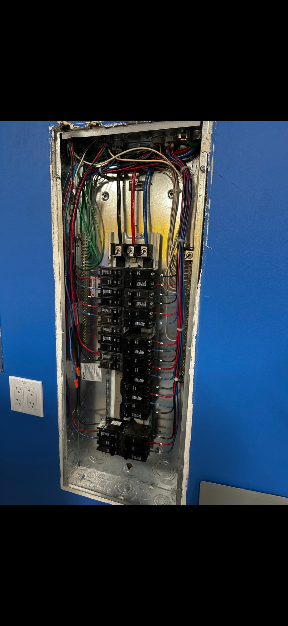 Commercial electrical panel and dedicated circuit work