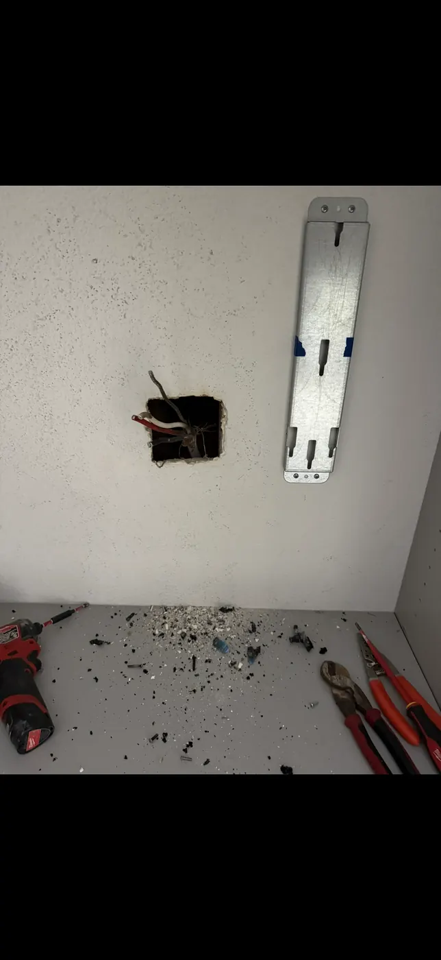 Hardwired EV charger replacement preparation