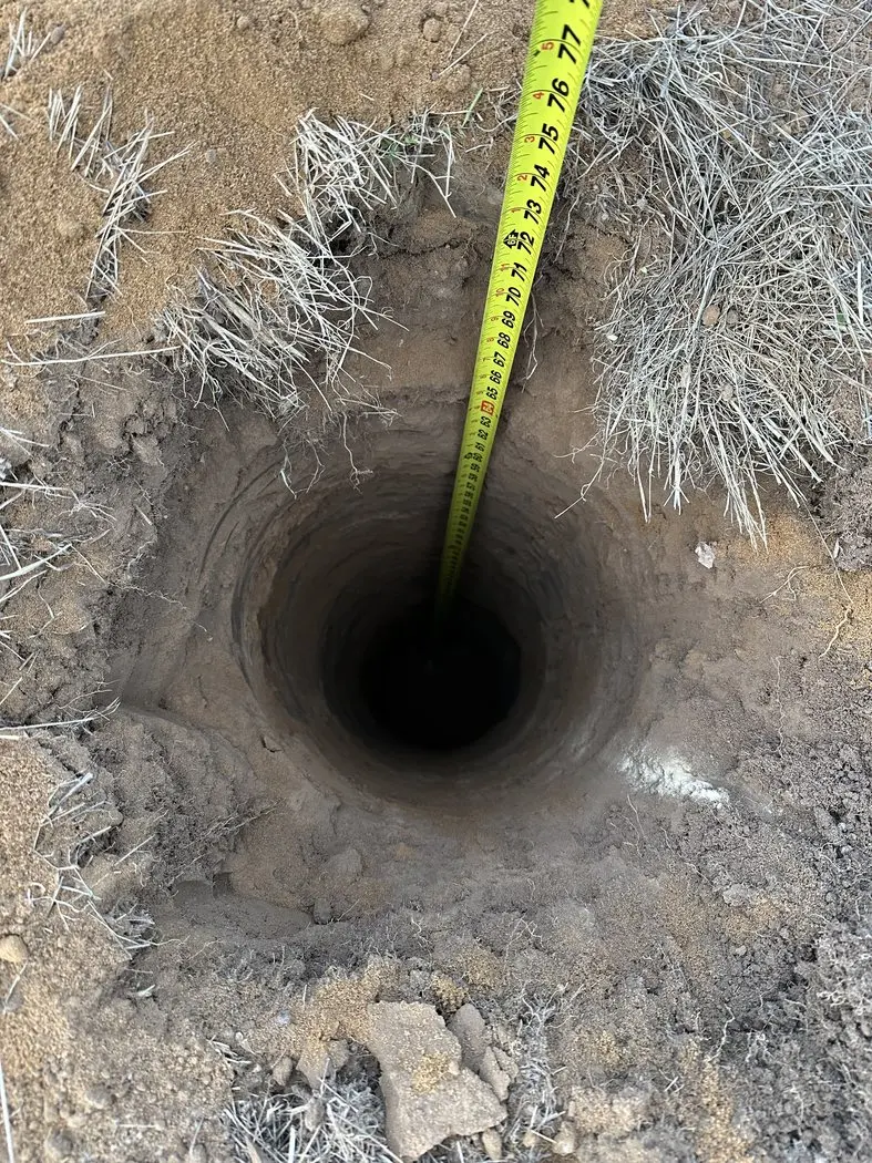Trenching and equipment placement detail for rural power planning