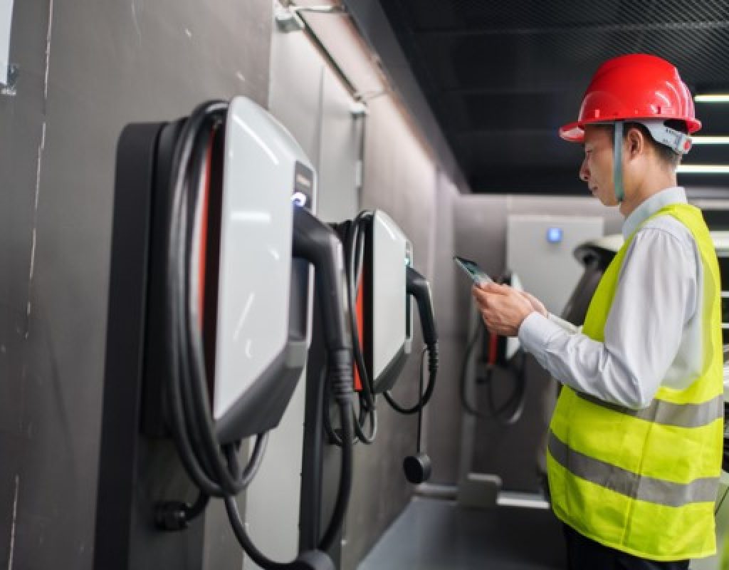 BNV Electric Inc providing commercial EV charger installation service